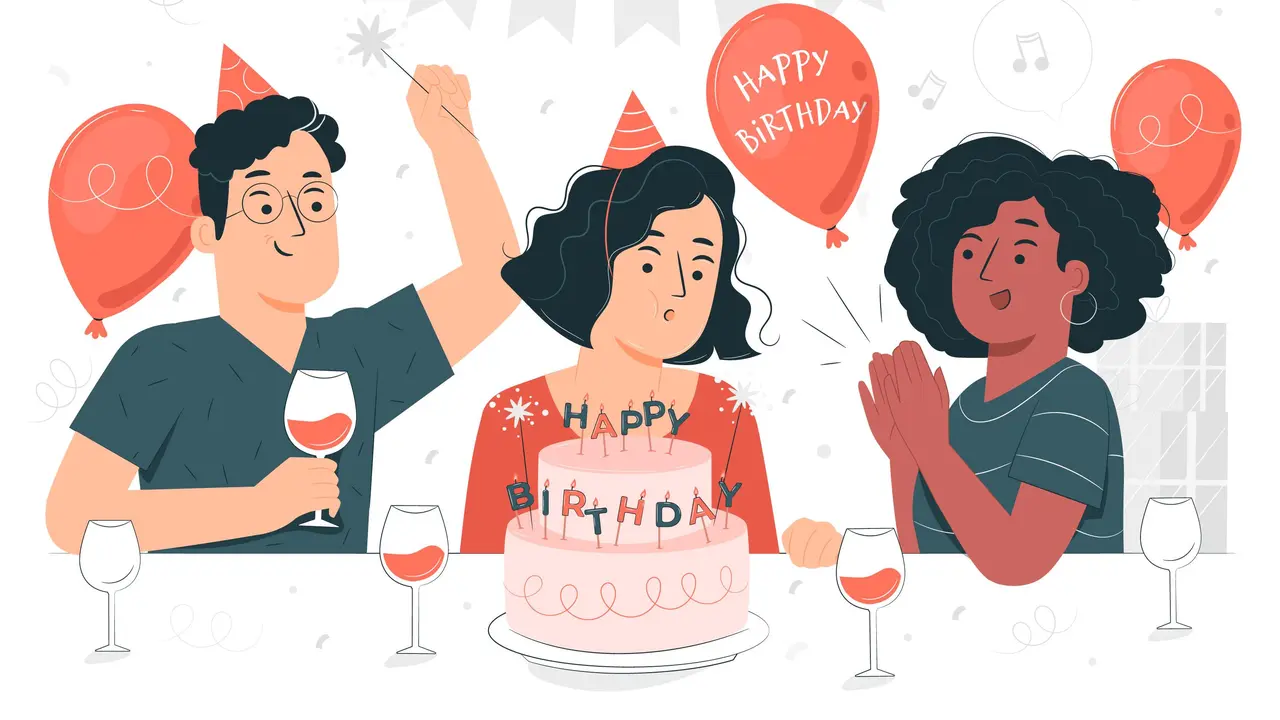 Ilustrasi ulang tahun