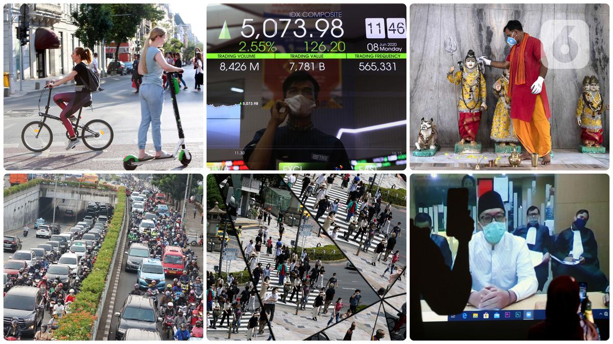 FOTO: Potret Peristiwa Menarik Pekan Ini 14 Juni 2020 - Foto Liputan6.com