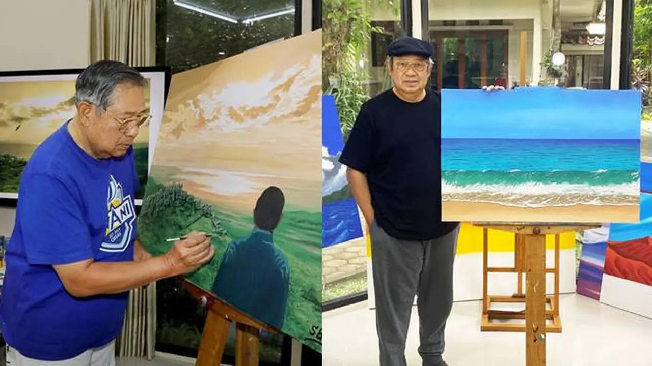Punya Jiwa Seni, Ini 7 Potret Hasil Karya Lukisan SBY yang Banyak Dipuji