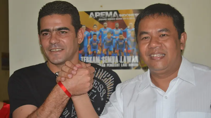 Cristian Gonzales Bersama Ketua DPD Partai Gerindra Kabupaten Malang, Ahmad Subhan