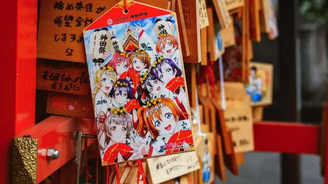 Ilustrasi anime Jepang