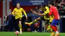Bermain kandang, Atletico Madrid menang 2-1 atas Borussia Dortmund. (OSCAR DEL POZO/AFP)