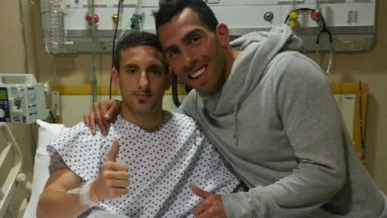 Carlos Tevez dan Ezequiel Ham (Liputan6)