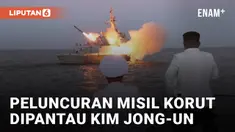 Kim Jong-un Pantau Peluncuran Misil Korea Utara