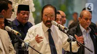 Terbaru, Partai Nasdem menyebut Syahrul Yasin Limpo akan mengajukan pengunduran diri dari jabatan Menteri Pertanian kepada Presiden Joko Widodo atau Jokowi. (Liputan6.com/Faizal Fanani)