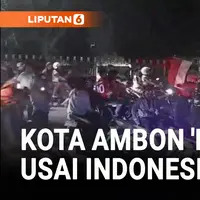 VIDEO: Indonesia Menang, Warga Ambon Konvoi hingga Lumpuhkan Kota!