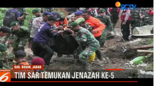 PT KAI langsung memperbaiki rel KA Bogor-Sukabumi di kampung Maseng, Rabu sore, setelah seluruh korban longsor berhasil ditemukan.