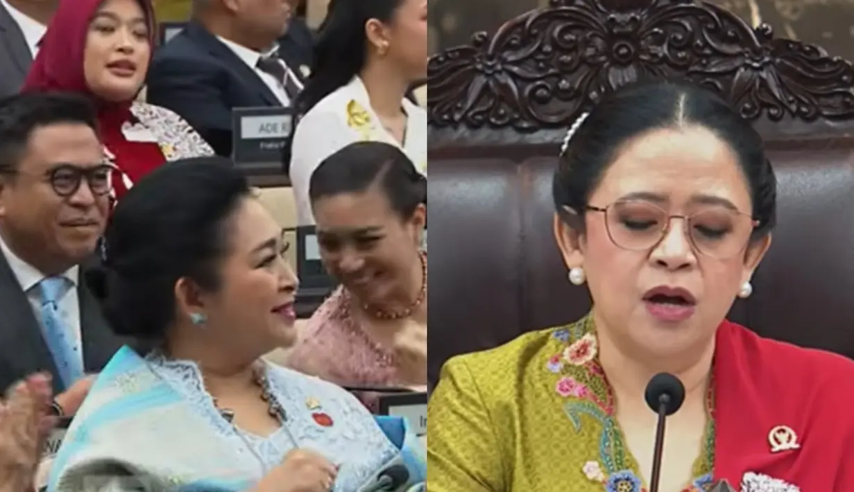 Sidang tahunan MPR tahun ini tidak dihiasi oleh busana adat. Diganti dengan parade kebaya dari Titiek Soeharto, Sri Mulyani, dan Puan Maharani. Seperti apa potretnya? [YouTube Sekretariat Presiden]