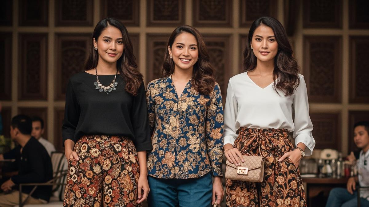 5 Model Celana Batik Wanita untuk Pesta Terbaru 2025, Elegan &amp; Curi Perhatian
