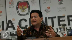Ketua KPU Husni Kamil Manik. (Liputan6.com/Johan Tallo)