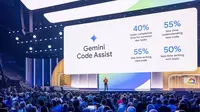 Google Cloud memperkenalkan Gemini Code Assist saat event Google Cloud Next 2024 (Dok: Google)