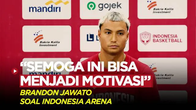 Berita Video, Brandon Jawato buka suara terkait adanya Indonesia Arena. Ia mengatakan jika hadirnya Indonesia Arena bisa menjadi motivasi untuk Timnas Basket Indonesia dan federasi