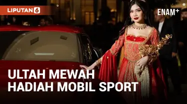 KEMEWAHAN ULTAH SWEET SEVENTEEN ANAK MANTAN KADES DI SUMSEL, HADIAHNYA MOBIL SPORT