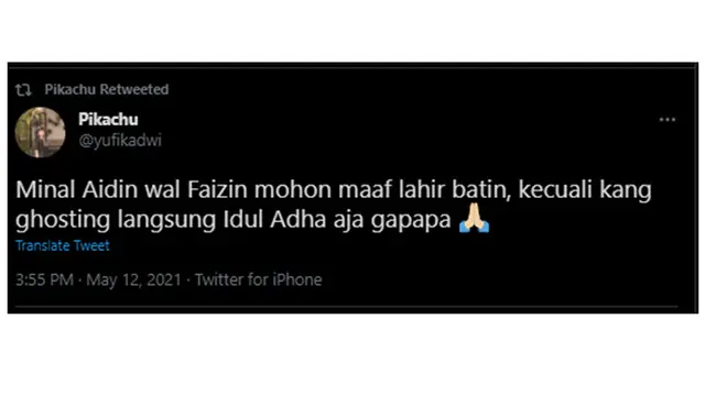 6 Ucapan Selamat Lebaran Ini Kocak, Bikin Geleng Kepala