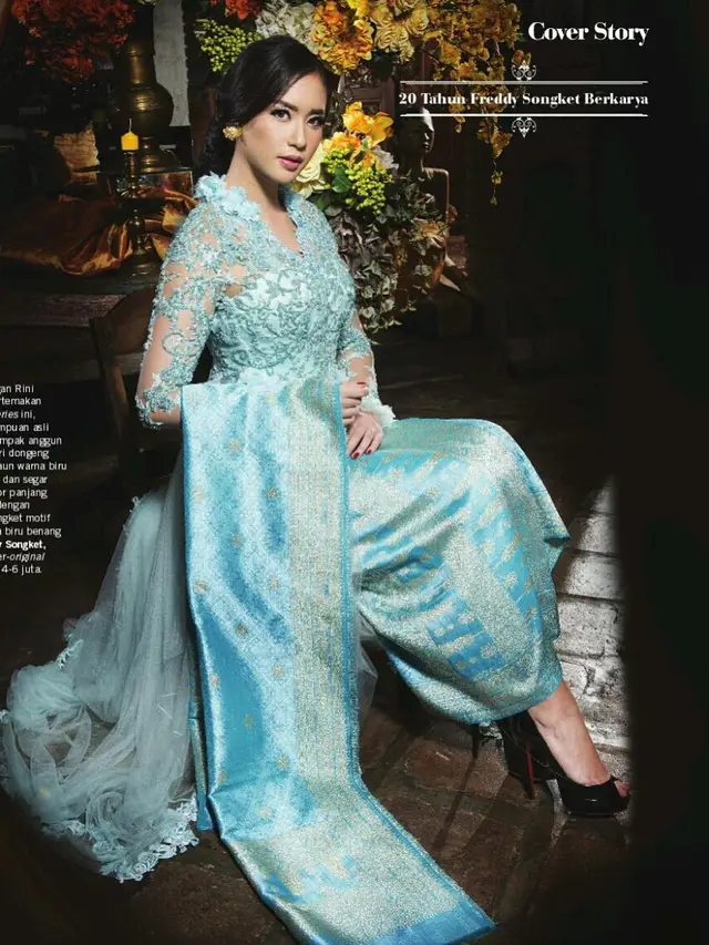 Pesona Elvira Devinamira Dalam Balutan Kebaya, Tampil Anggun. (Sumber: Instagram/elviraelph)