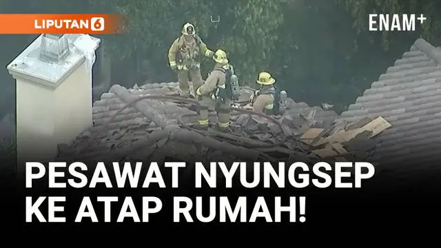 Sebuah pesawat kecil jatuh di kawasan permukiman Simi Valley, California pada Sabtu sore, menyebabkan satu orang tewas dan dua rumah rusak terbakar.