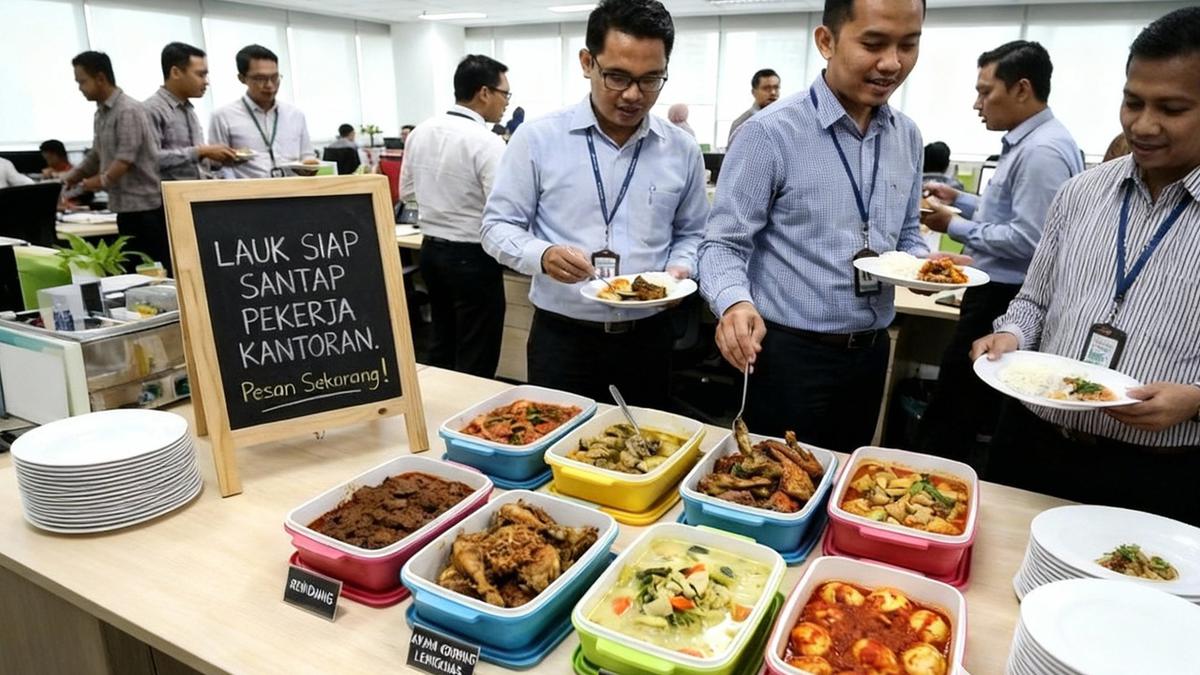 25+ Ide Jualan Lauk Siap Santap untuk Pekerja Kantoran, Solusi Makan Siang Praktis