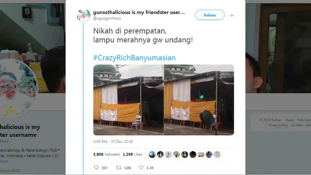 Viral Resepsi Pernikahan di Lampu Merah