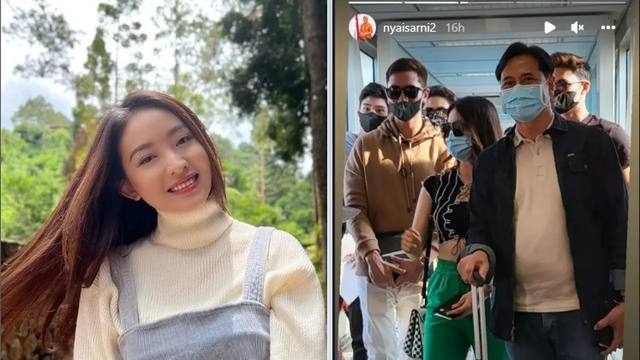 Natasha Wilona dan Verrell Bramasta berangkat ke Malaysia