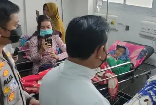 Satu keluarga di Desa Mekarsari, Kecamatan Cikalongkulon, Cianjur, mengalami keracunan usai menyantap jamur liar sebagai teman makan nasi. (Liputan6.com/ Dok Ist)