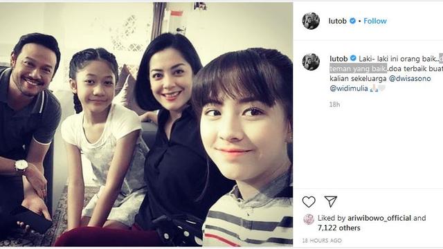 Dwi Sasono bersama Lulu Tobing