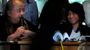 Jaya Suprana menyambut gembira acara Syukuran Rakyat. Ia berharap acara tersebut bisa membuat rekor Jakarta, Rabu (15/10/2014) (Liputan6.com/Johan Tallo)