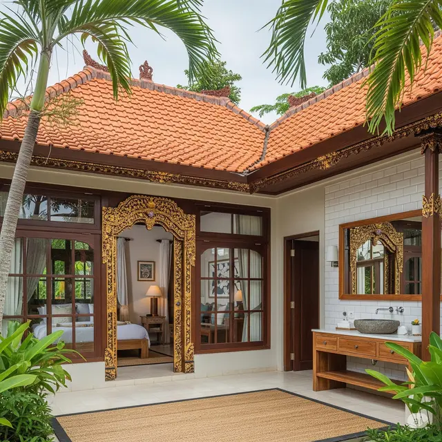 Rumah Bergaya Tropis Bali