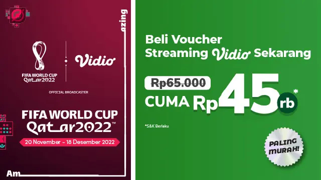 Beli Voucher Streaming Vidio Sekarang