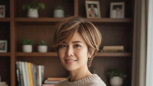 Model Rambut Pendek Low Maintenance