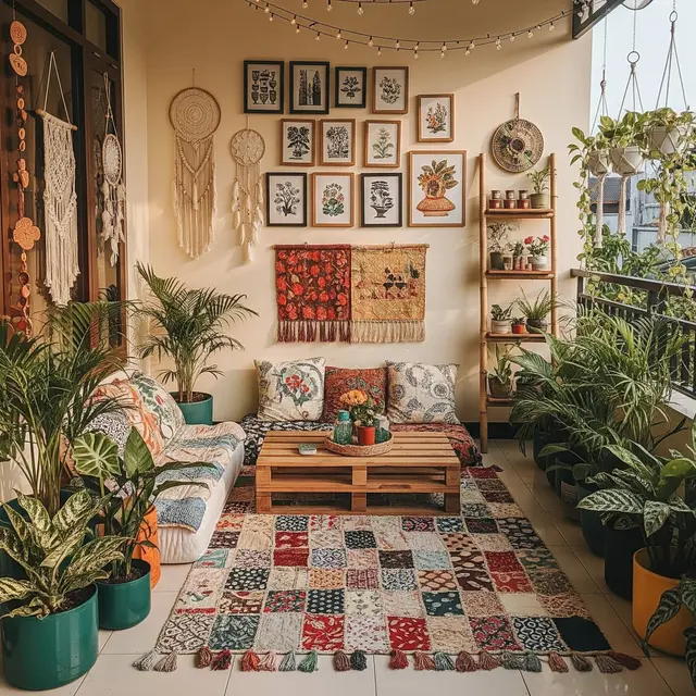 Desain Teras Rumah Gaya Bohemian Budget di Bawah Rp2 Juta