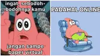 6 Meme Lucu Pakai Gambar Patrick Ini Bikin Overthinking (IG/rieztz)