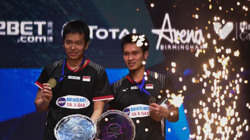 Hendra Setiawan/Mohammad Ahsan Raih Gelar Juara All England 2019