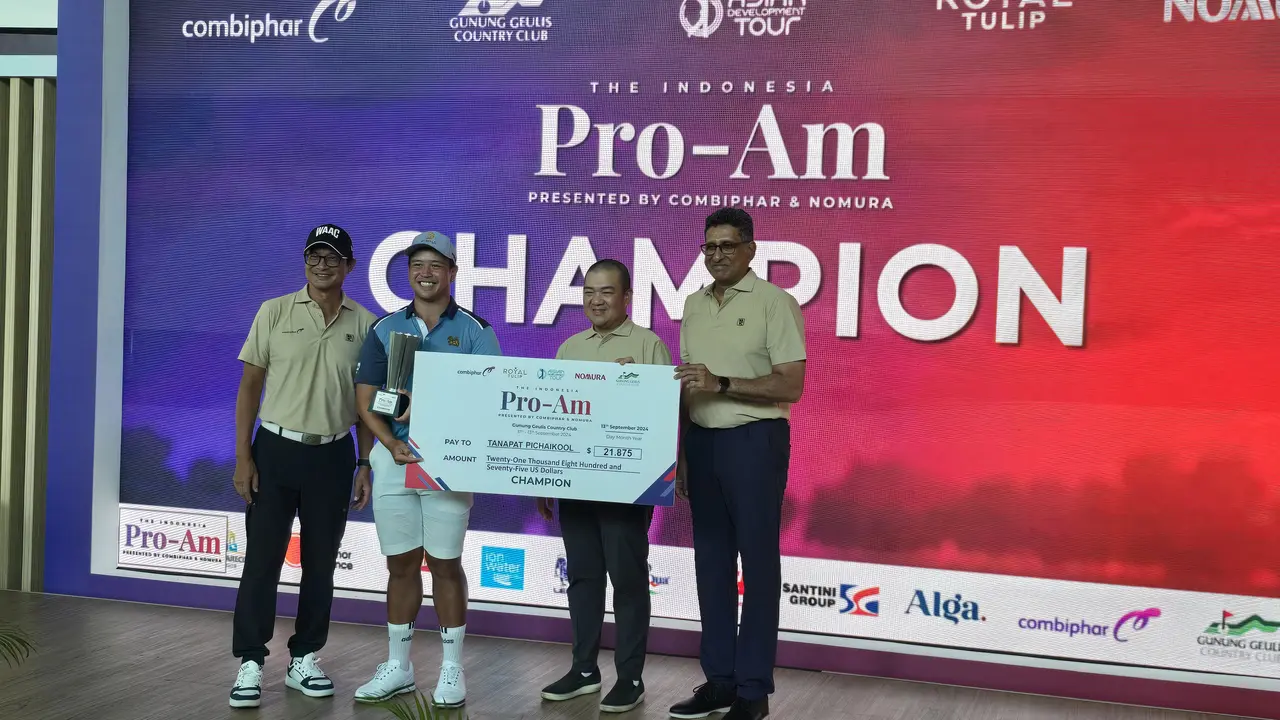 Pasangan Pegolf Malaysia-Indonesia Juara The Indonesia Pro-Am 2024