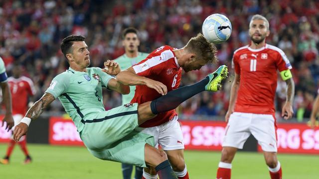 Swiss vs Portugal. (AFP)