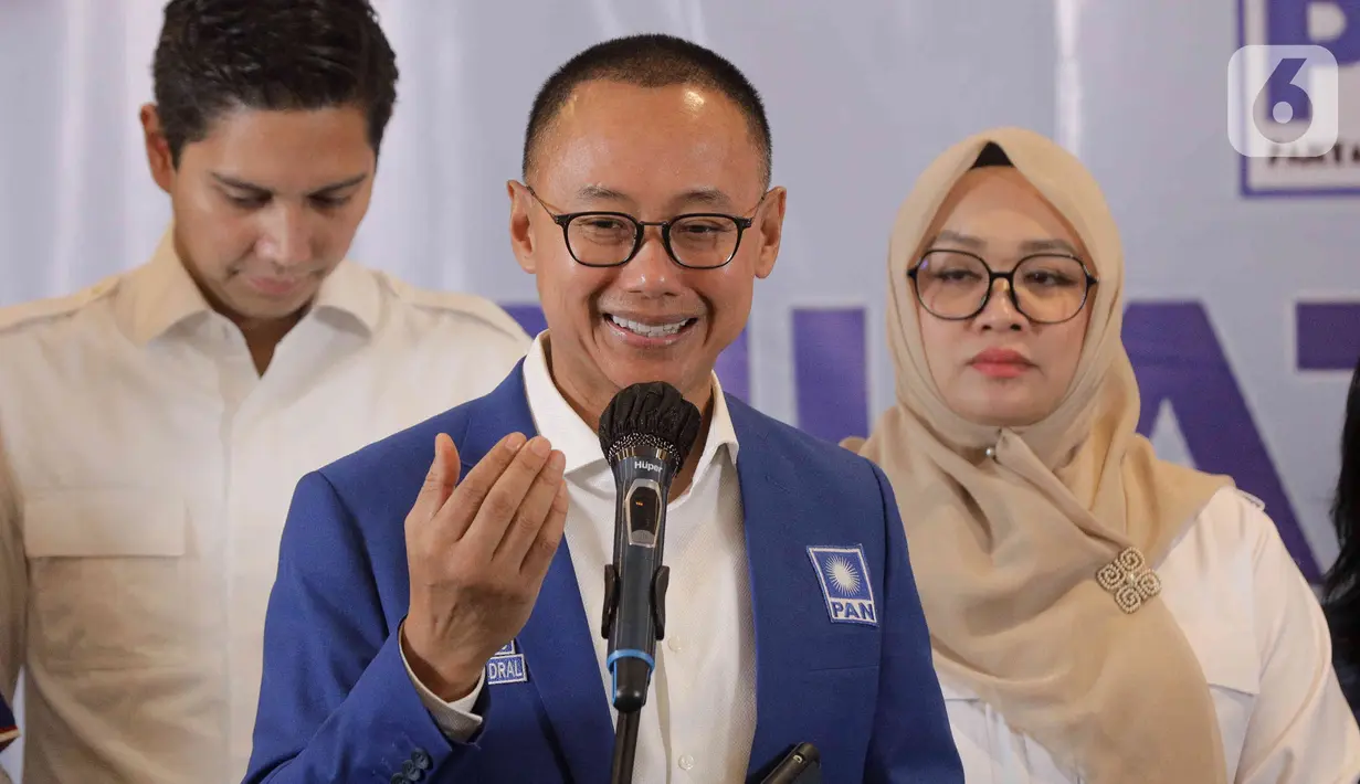 Sekjen PAN Eddy Soeparno mengatakan pertemuan hari ini merupakan silaturahmi dua sahabat lama. (Liputan6.com/Herman Zakharia)