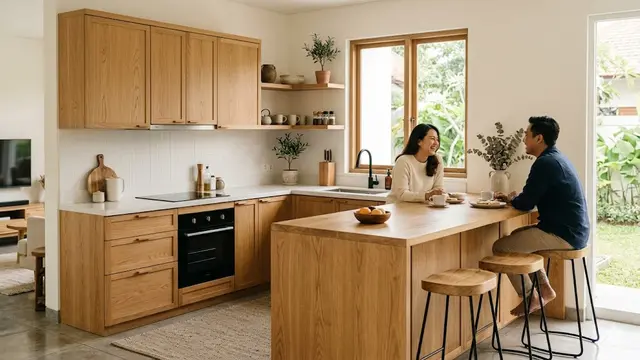 Model Dapur Minimalis dari Kayu