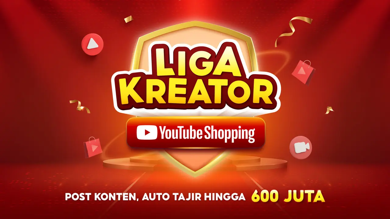 Liga Kreator YouTube Shopping