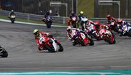 Pembalap AHRT, M. Adenanta Putra (nomor motor 88) pada balapan seri pembuka ARRC 2026 di Sepang, Malaysia. (Astra Honda Racing Team)
