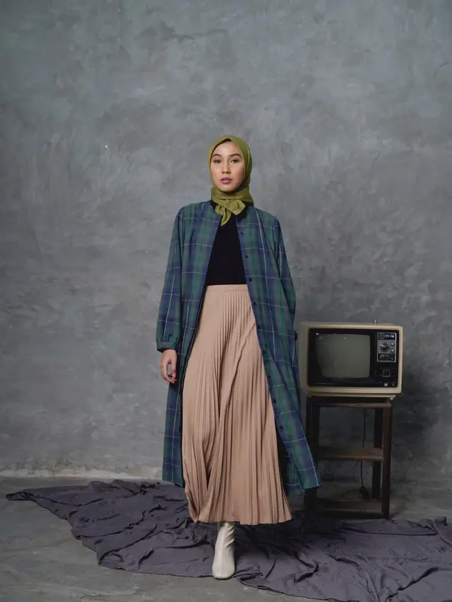 Pleated skirt/dok. Dauky