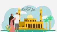 Ilustrasi Idulfitri, Lebaran (Photo on Freepik)