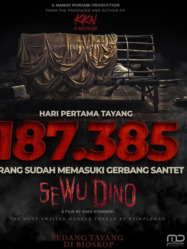 Film Sewu Dino. (Foto: Dok. Instagram @mdpictures_official)