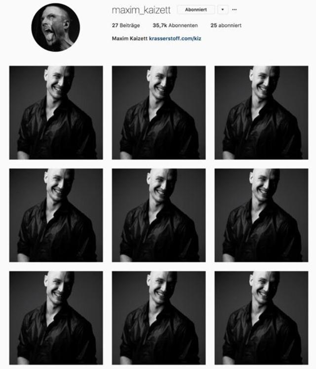 Akun instagram Maxim kini telah diikuti oleh puluhan ribu followers/copyright instagram.com/maxim_kaizett