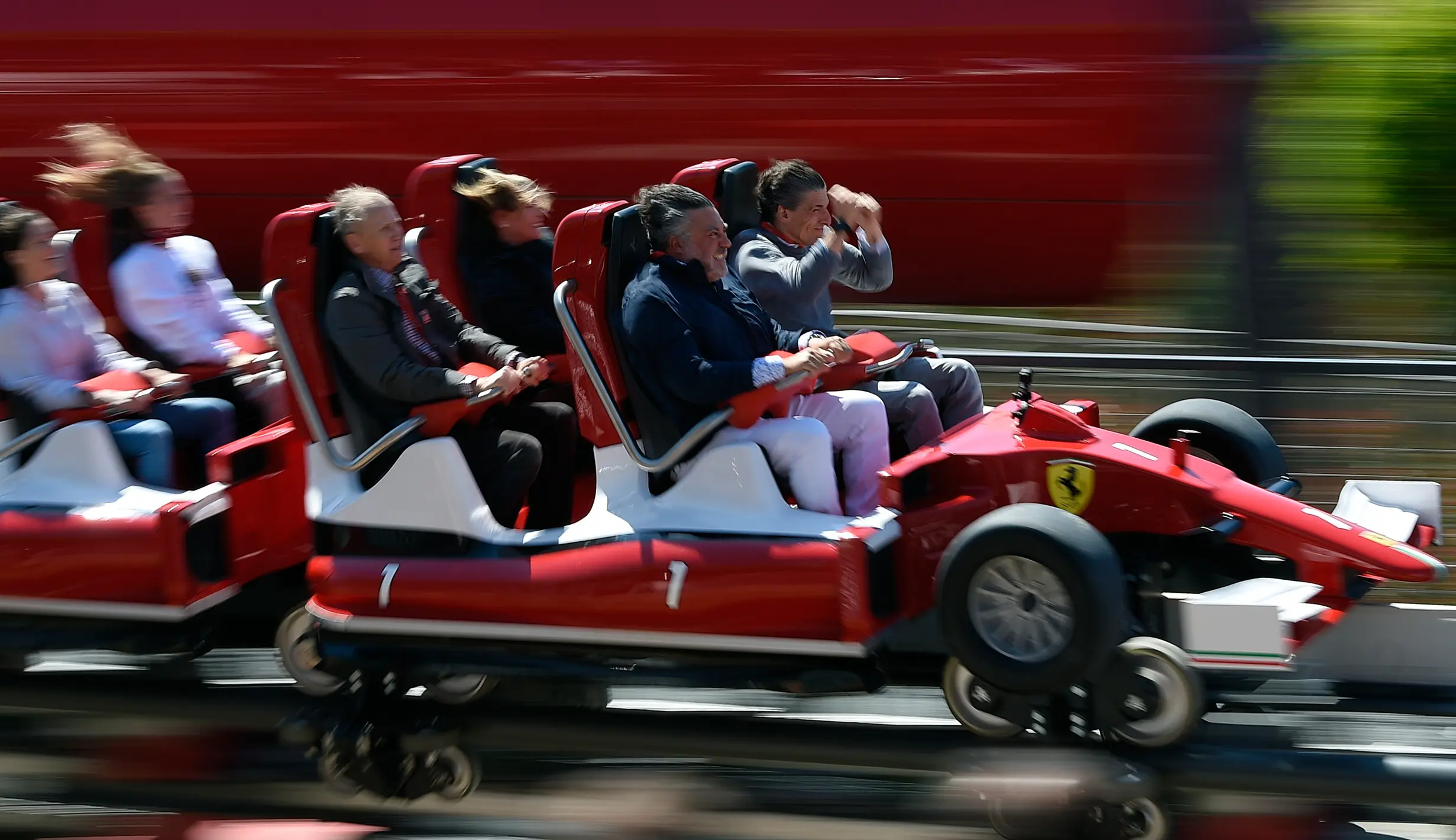 Ini Roller Coaster Ferrari Tercepat di Eropa - Foto Liputan6.com