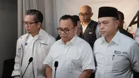 Co-Captain Timnas Pemenangan Anies Baswedan-Muhaimin Iskandar (AMIN) Sudirman Said optimis pasangan AMIN bakal mampu meraih suara besar di Jawa Tengah (Jateng). (Liputan6.com/Winda Nelfira)