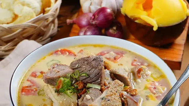 Sop Kaki dan Sate Kambing Bang Hasan Kumis