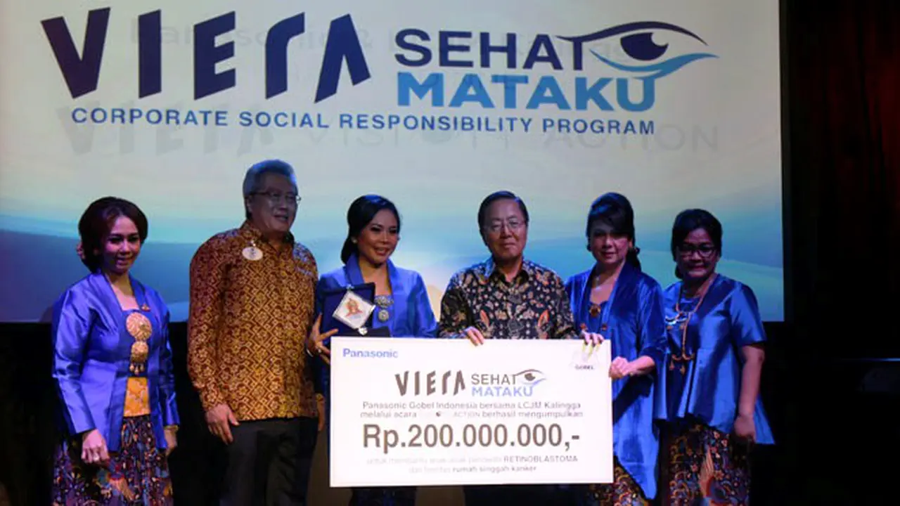Panasonic Donasi Rp 200 Juta untuk Penderita Kanker Retina
