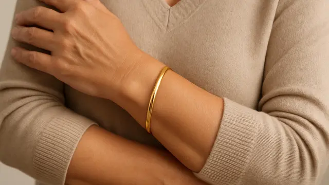6 Model Gelang Emas Simple Cocok untuk Dipakai Sehari Hari oleh Ibu-ibu Usia 50 Tahun