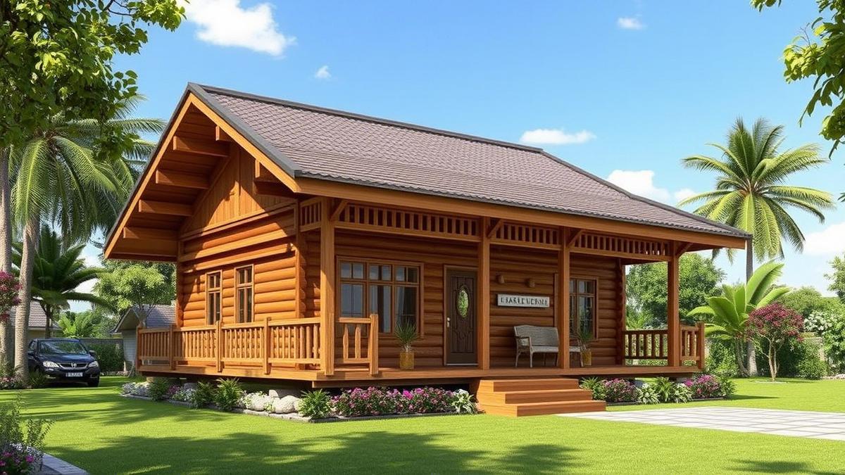 10 Model Rumah Kayu Sederhana Tapi Indah Terbaru 2025, Hunian Natural dan Modern