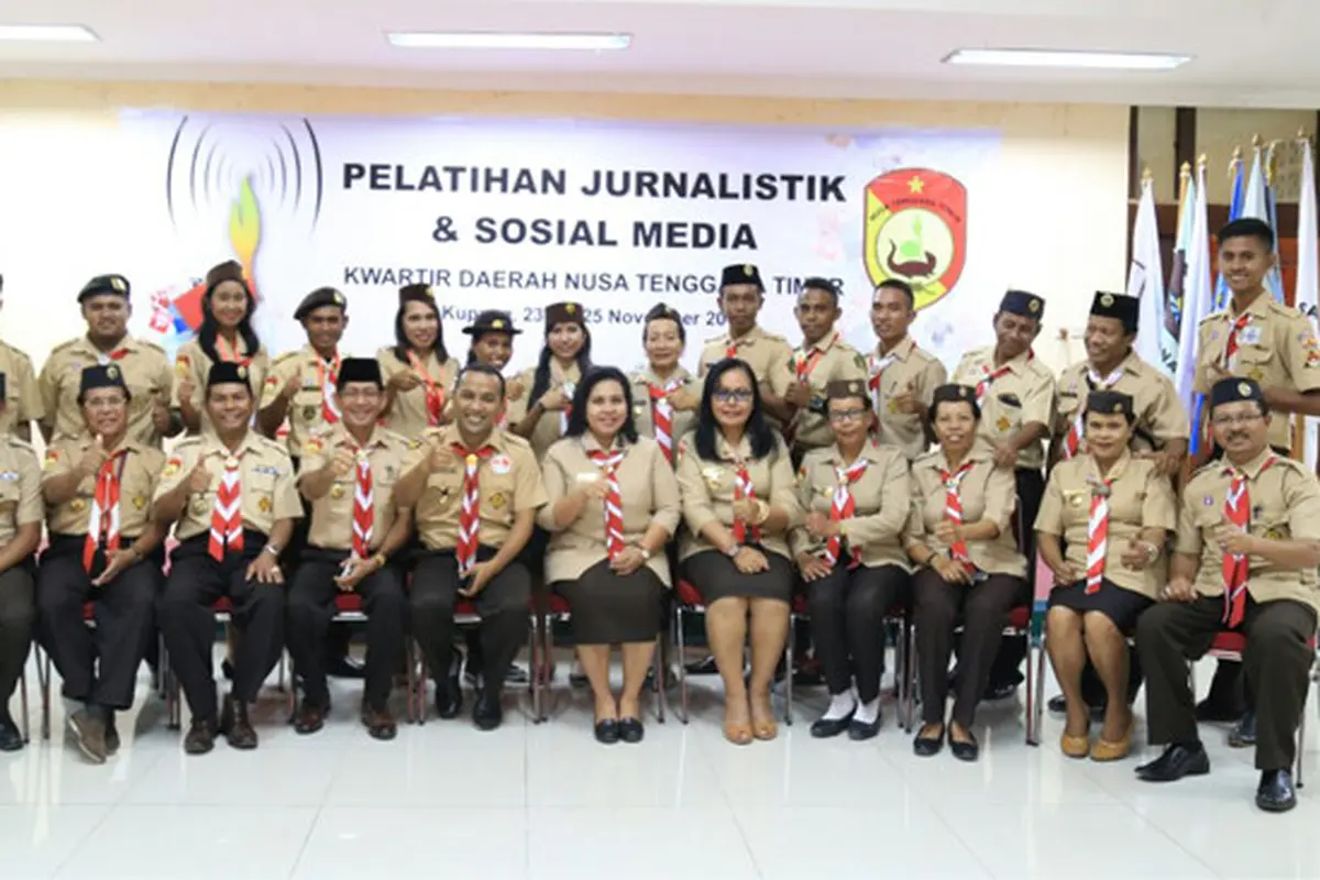 Agar Kekinian, Pramuka NTT Belajar Produksi Konten Media Sosial