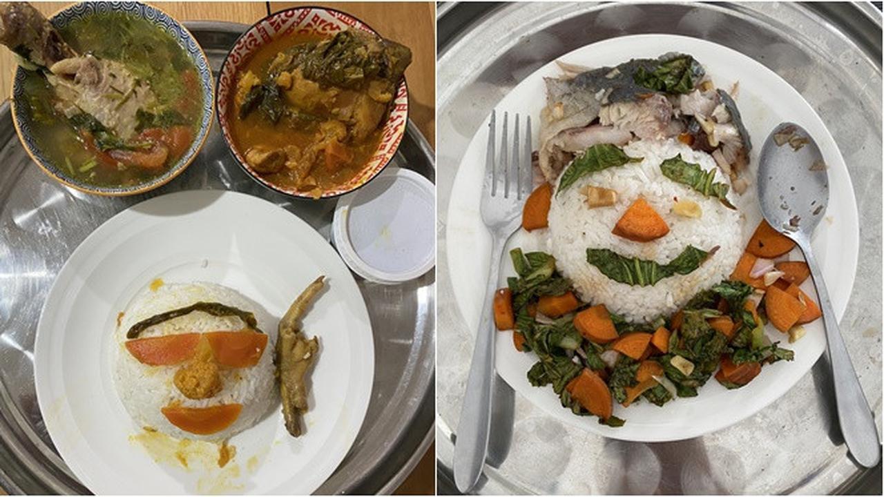 Suami Ini Bikin Makanan Lucu Buat Istri yang Baru Melahirkan, 6 Potretnya Kocak